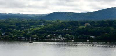 Village of Garrison, Hudson River from West Point Military Academy, New York 352