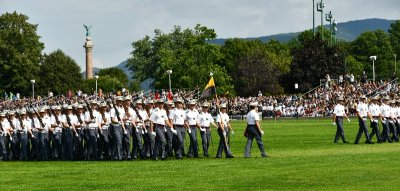 Pass in Review at West Point Military Academy, New York 521 