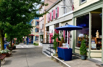 Looking down main street in Cold Spring, New York 058