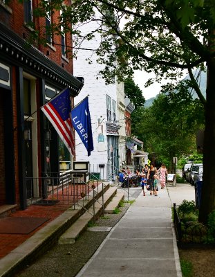 1776 and Liberty Flags on Main Street, Cold Spring, New York 200