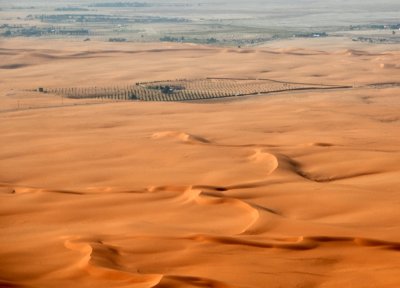 Farm in sand dunes by Tharmida, Riyadh Region, Saudi Arabia 1348 