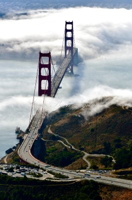 Golden Gate Bridge, Golden Gate Bridge View Vista Point, Battery Spencer, San Francisco,  California 308 