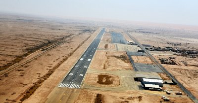 Thumamah airport on high final to runway 17, Riyadh Region, Saudi Arabia 143 