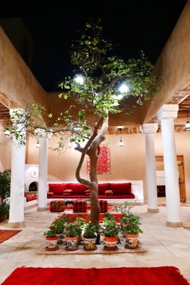 Courtyard in Saudi Home, Riyadh, Saudi Arabia KSA 049