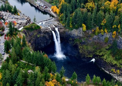 Snoqualmie Falls, Salish Lodge, Snoqualmie River, Snoqualmie, Washington 070 