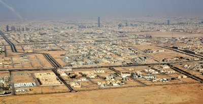 Riyadh Skyline and surrounding neighborhoods, Saudi Arabia 118 