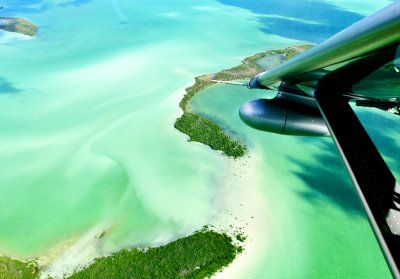 Quest Kodiak aka Smoking Mirror flying over Florida Bay, Florida Everglades National Park, Florida Keys, Florida 178 