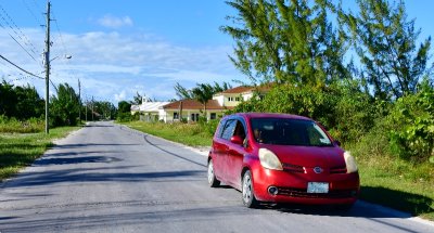 Driving on Andros Island, The Bahamas 484 