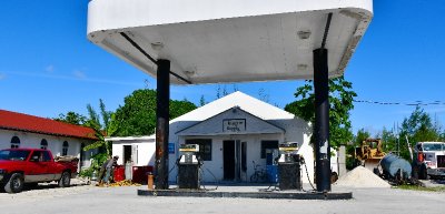 King's Supply and main street in Moxey Town, Andros Island, The Bahamas 497