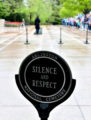 Silent and Respect, Arlington National Cemetery, United States Military Cemetery,  Arlington, Virginia 554