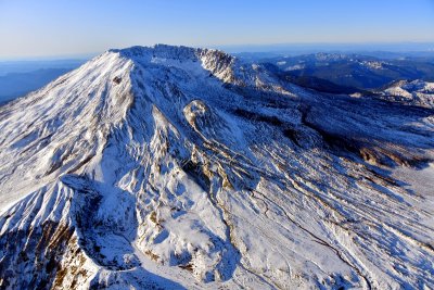 Mt St Helens and Lava Dome, National Volcanic Monument, Stratovolcano of Washington, Cascade Mountains 136 