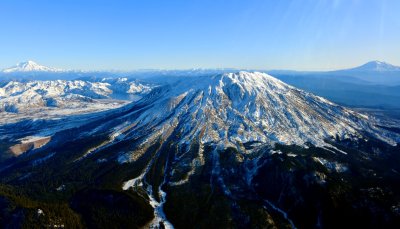 Mt St Helens and Spirit Lake National Volcanic Monument, Mount Rainier National Park, Mount Adams, Volcanoes of Washington 081