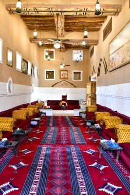 Reception Room in Adobe House, Riyadh, Saudi Arabia 243 