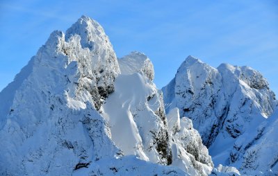 Overcoat Peak, Glacier Peak, Lemah Mountain, Chimney Rock, Cascade Mountains, Washington 236 