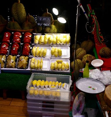 Durian Fruit at IconSiam food court, Bangkok, Thailand 208 