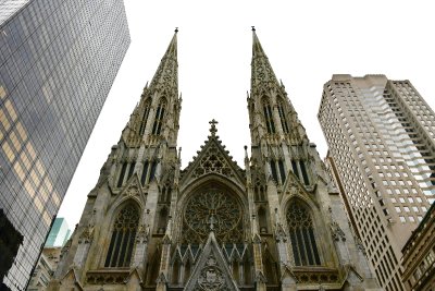 St. Patrick's Cathedral, Neo-Gothic church, Manhattan Island, New York City, New York