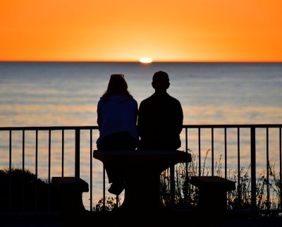 Enjoying Sunset in Carlsbad, California 012 