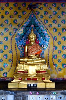 Sitting Buddha at Wat Arun Temple, Bangkok, Thailand 568 