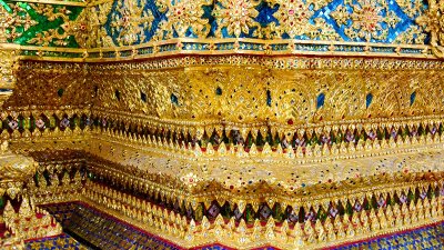 Ordination Hall Decoration,  Wat Arun Temple, Bangkok, Thailand 603 
