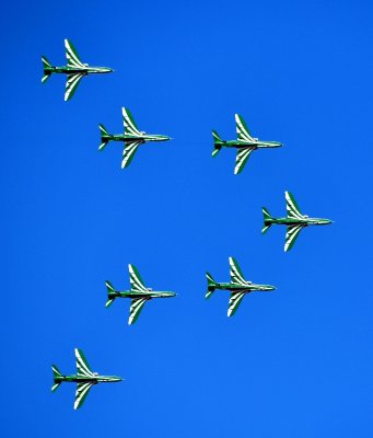 Saudi Hawks, Royal Saudi Air Force Aerobatic Team, Thumamah Airport, Riyadh, Saudi Arabia 335 