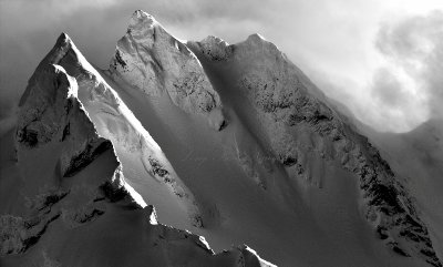 Three Fingers Lookout under Heavy Snow, Three Fingers Mountain, Cascade Mountains, Washington 527bw