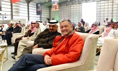 Sitting next to Saudi AF Generals, Hangar Talks 2020, Thumamah Airport, KSA 152 