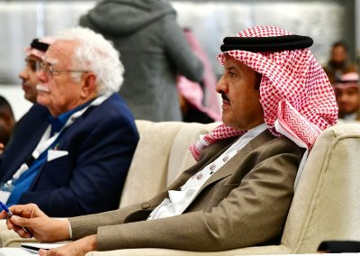 Sultan and Ken, Hangar Talks, Thumamah Airport, KSA 140  