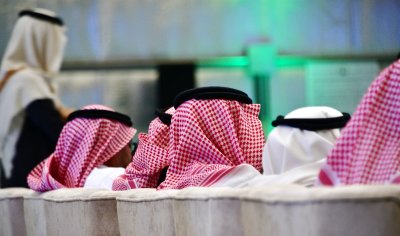 Saudi guests at Hanger Talks 2020, Thumamah Airport, KSA 233  