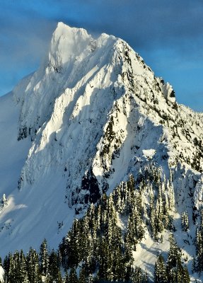Gunsly Peak and Jumpoff Ridge, Cascade Mountains, Washington 402a  