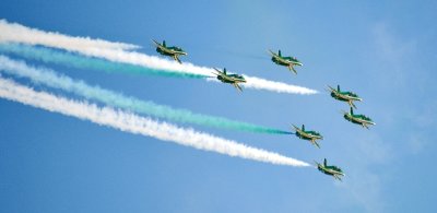 Saudi Hawks, Royal Saudi Air Force Aerobatic Team, Thumamah Airport, KSA 215 