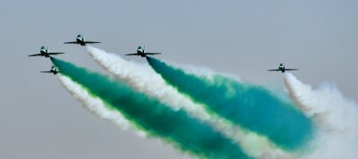 Saudi Hawks, Royal Saudi Air Force Aerobatic Team, Thumamah Airport, Riyadh, Saudi Arabia 276