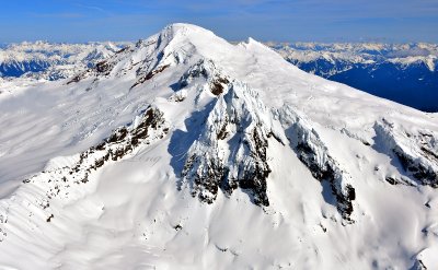 Mount Baker, Black Buttes, Heliotrope Ridge, Colfax Peak, Lincoln Peak, Colman Glacier, Deming Glacier, Thunder Glacier 