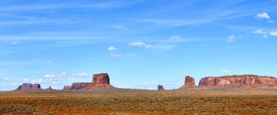 Monument Valley, Eagle Mesa, Setting Hen, Saddleback, Sentinel Mesa, Mitchell Butte, West Mitten, Gray Whiskers, Mitchell Mesa
