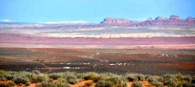 Highway 163 looking at Raplee Ridge, Navajo Nation Utah 477  