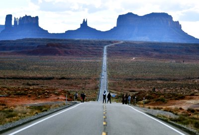 Monument Valley, Eagle Mesa, Setting Hen, Saddleback, King-on-his-Throne, Stagecoach, Bear and Rabbit, Castle Rock 