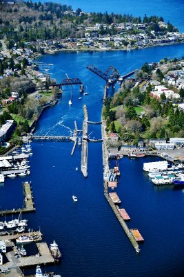 Lake Washington Ship Canal, Ballard Lock, Salmon Bay, Carl S English Botonical gardens, Ballard, Seattle, Washington 218 
