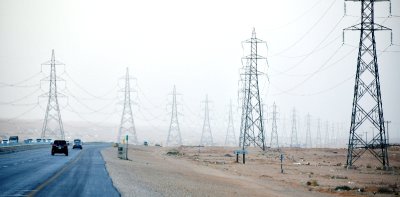 Electricity Across the Saudi Desert, Saudi Arabia 595 