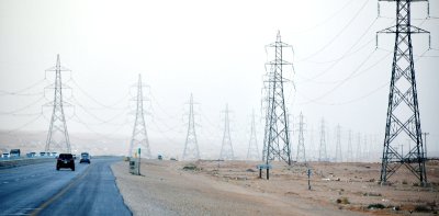 Electricity Across the Saudi Desert, Saudi Arabia 595