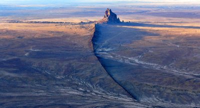 Ship Rock, known as Tse Bitai, or the winged rock in Navajo, New Mexico 791  