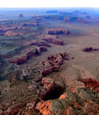 Monument Valley, Wetherill Mesa, Tse Biyi, Mitchell Mesa and Butte, Three Sisters, Merrick Butte, West Mitten Butte 