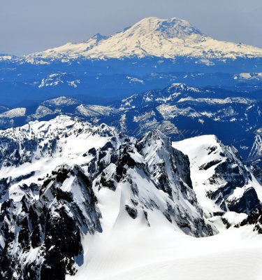 Mount Rainier, Little Tahoma, Chimney Rock, Overcoat Peak-Chimney Rock Glacier, Cascade Mountains, Washington 237