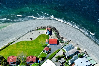 Alki Point Lighthouse, Alki Beach, Alki Point, West Seattle, Puget Sound, Washington 060  