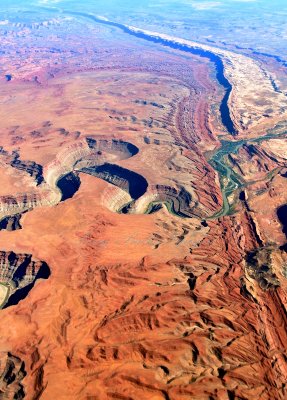 San Juan Canyon, San Juan River, Lime Ridge, San Juan Hill, Comb Wash, Comb Ridge, Blutler  Wash, Tank Mesa,  