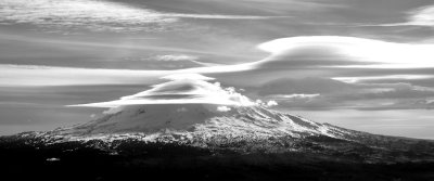 Mount Adams with Standing Lenticular Cloud Formation, Washington 159 