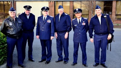 Seattle Squadron Command Staff at Squadron Change of Command 2013, Civil Air Patrol, Washington Wing 