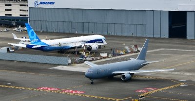 USAF Boeing 767 Tanker, Boeing 777-9X, Boeing Airplane Company, Boeing Field, Seattle, Washington 013 