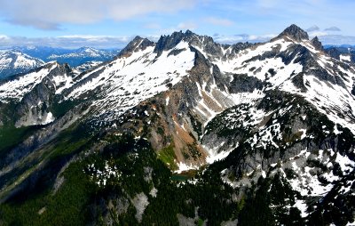 Snowfield Peak, The Horseman, The Needle, North Cascades Mountain, Washington 992 