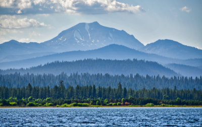 Mount Lassen from Lake Almanor, California 