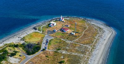 The Point Wilson Light in Fort Worden State Park near Port Townsend, Jefferson County, Washington 199a 