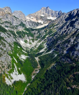 Goode Mountain, Deadman Creek, Goode Ridge, Memaloose Ridge, North Cascades Mountain, Washington 275